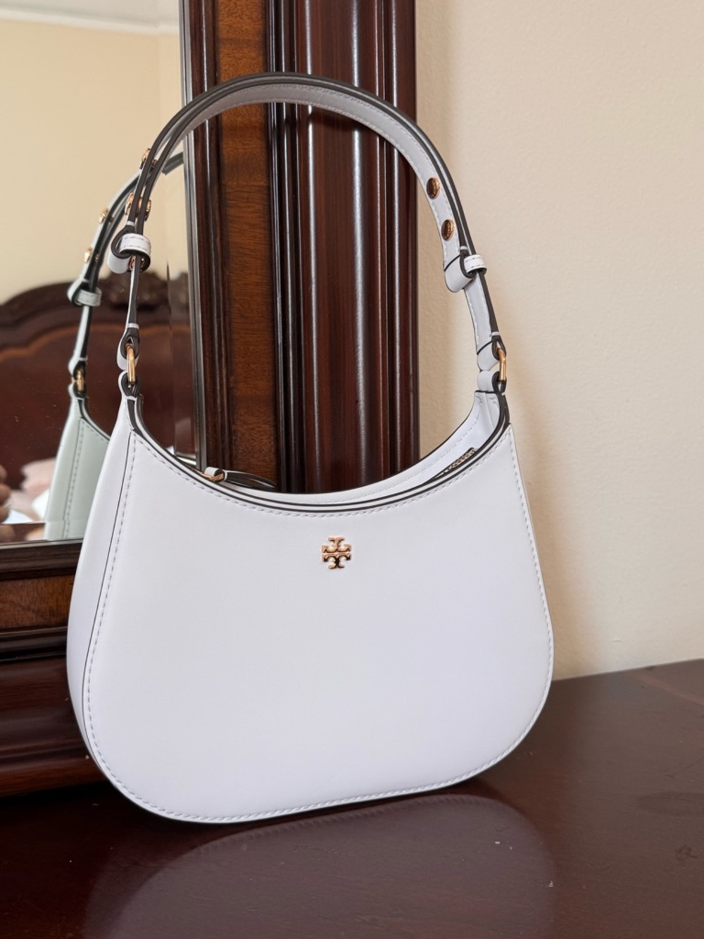 Tory Burch Emerson Shoulder Bag 167978 Optic White